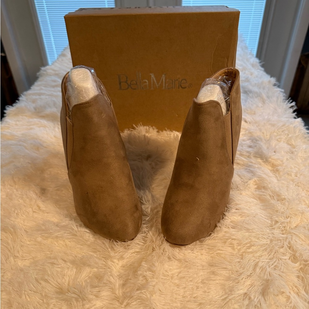 Bella Marie Classic Brown Ankle Boots